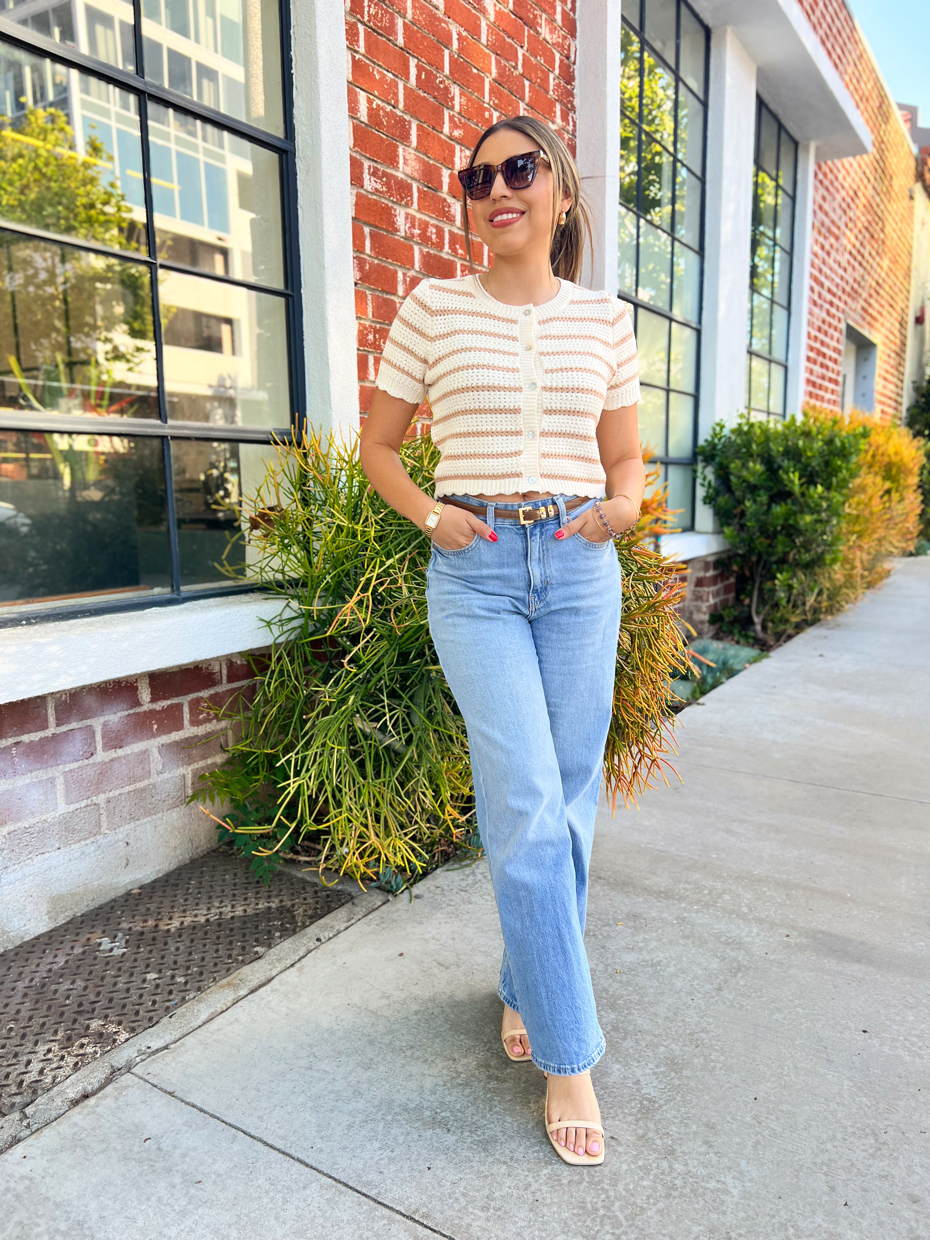 Easy Breezy Striped Knit Cardigan – Lazo Chic