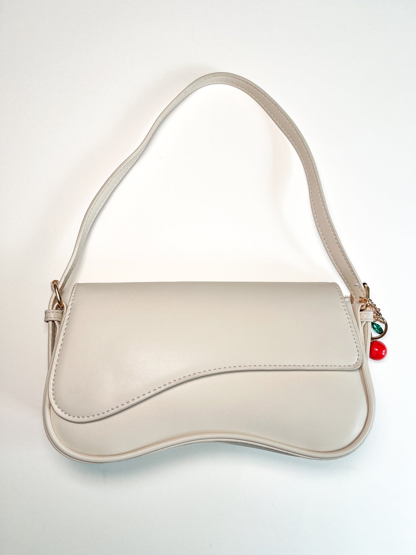 Cherry on Top Shoulder Bag - Ivory