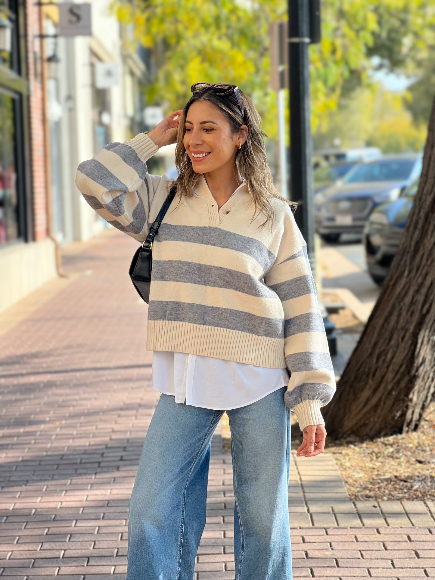 Soft Haven Striped Sweater