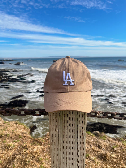LA Baseball Cap - Camel Beige