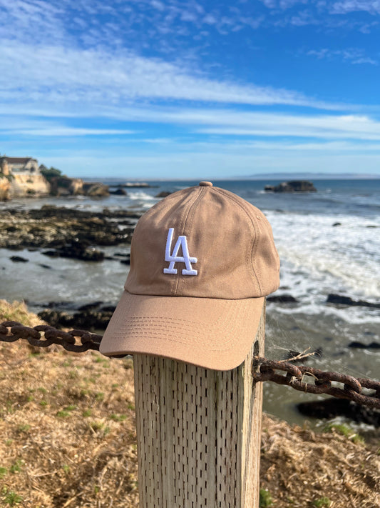 LA Baseball Cap - Camel Beige
