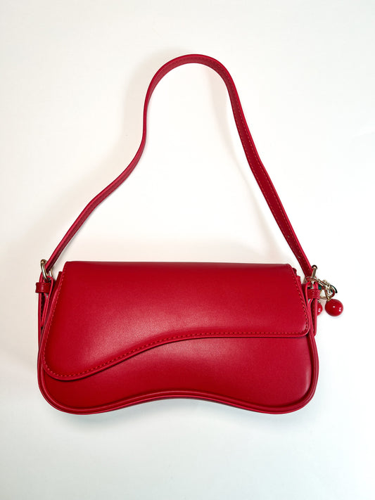 Cherry on Top Shoulder Bag - Red