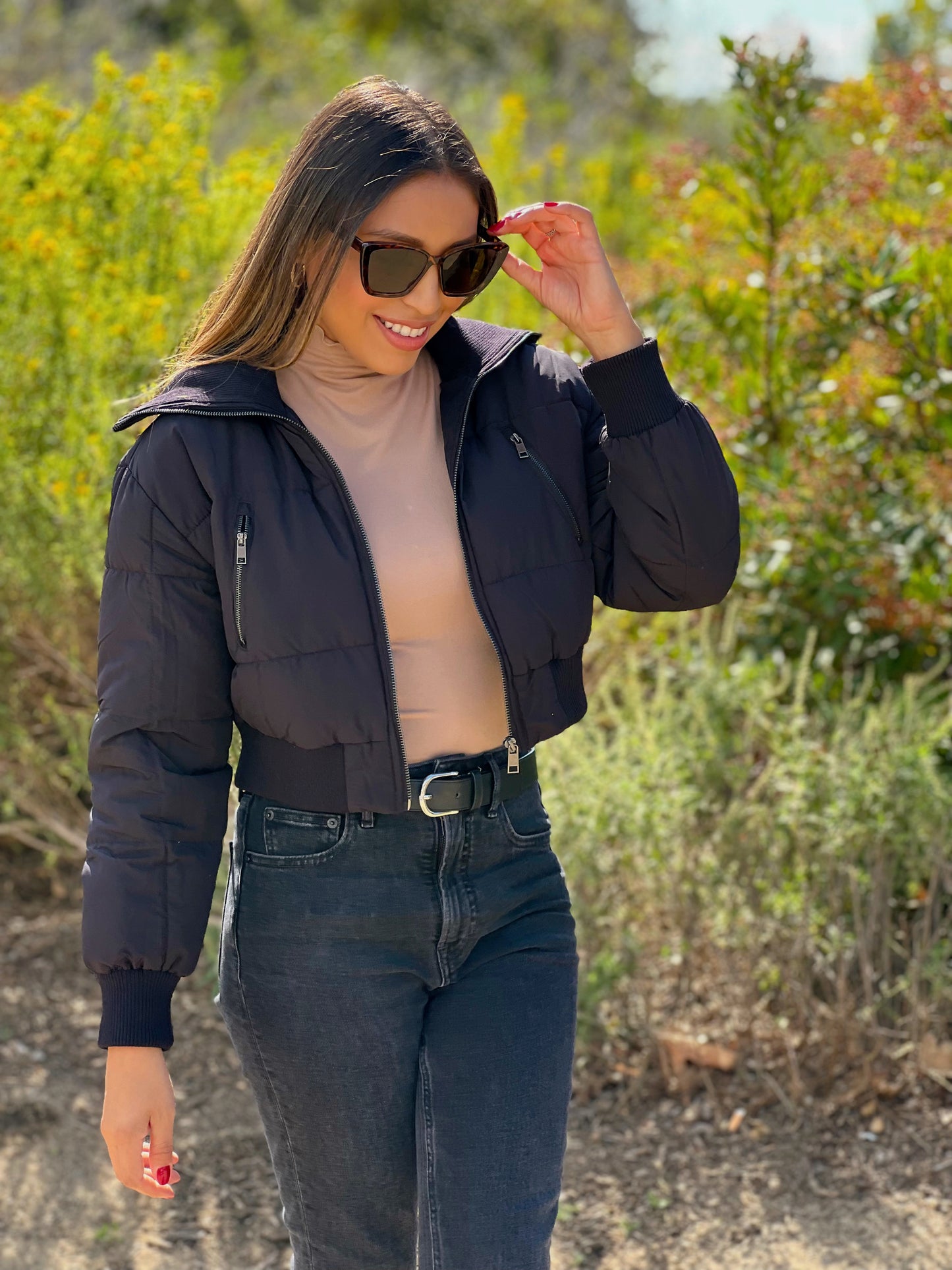 Cozy Nights Cropped Puffer