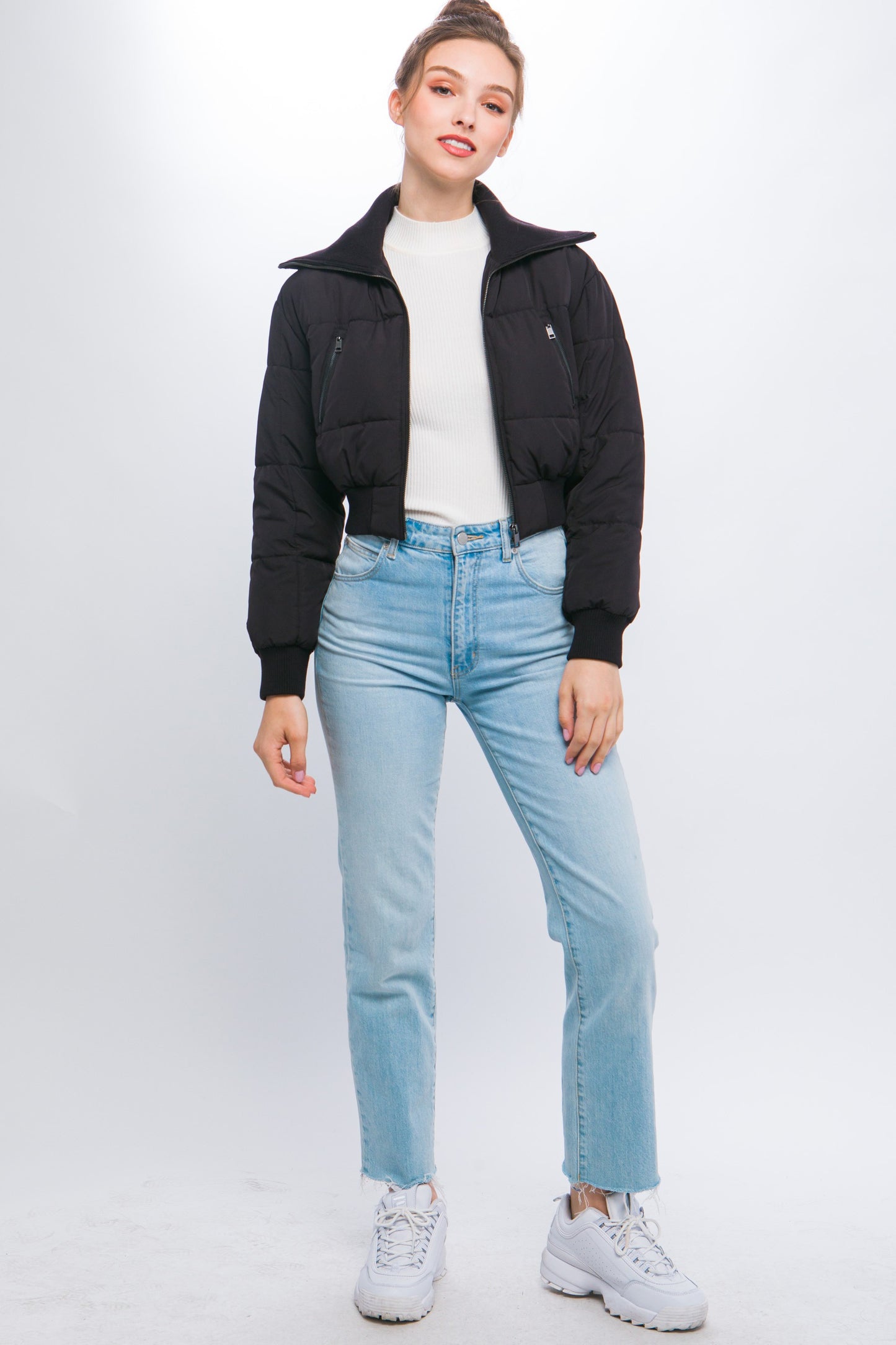 Cozy Nights Cropped Puffer