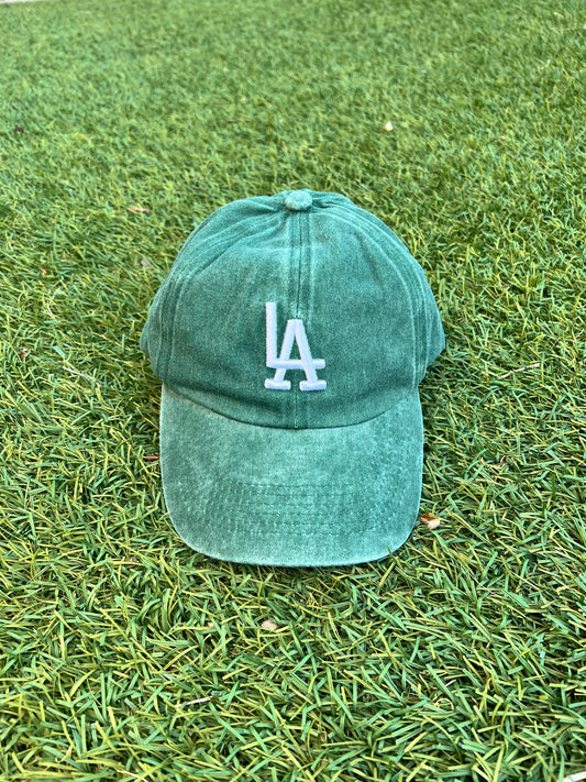 LA Baseball Cap - Forrest Green