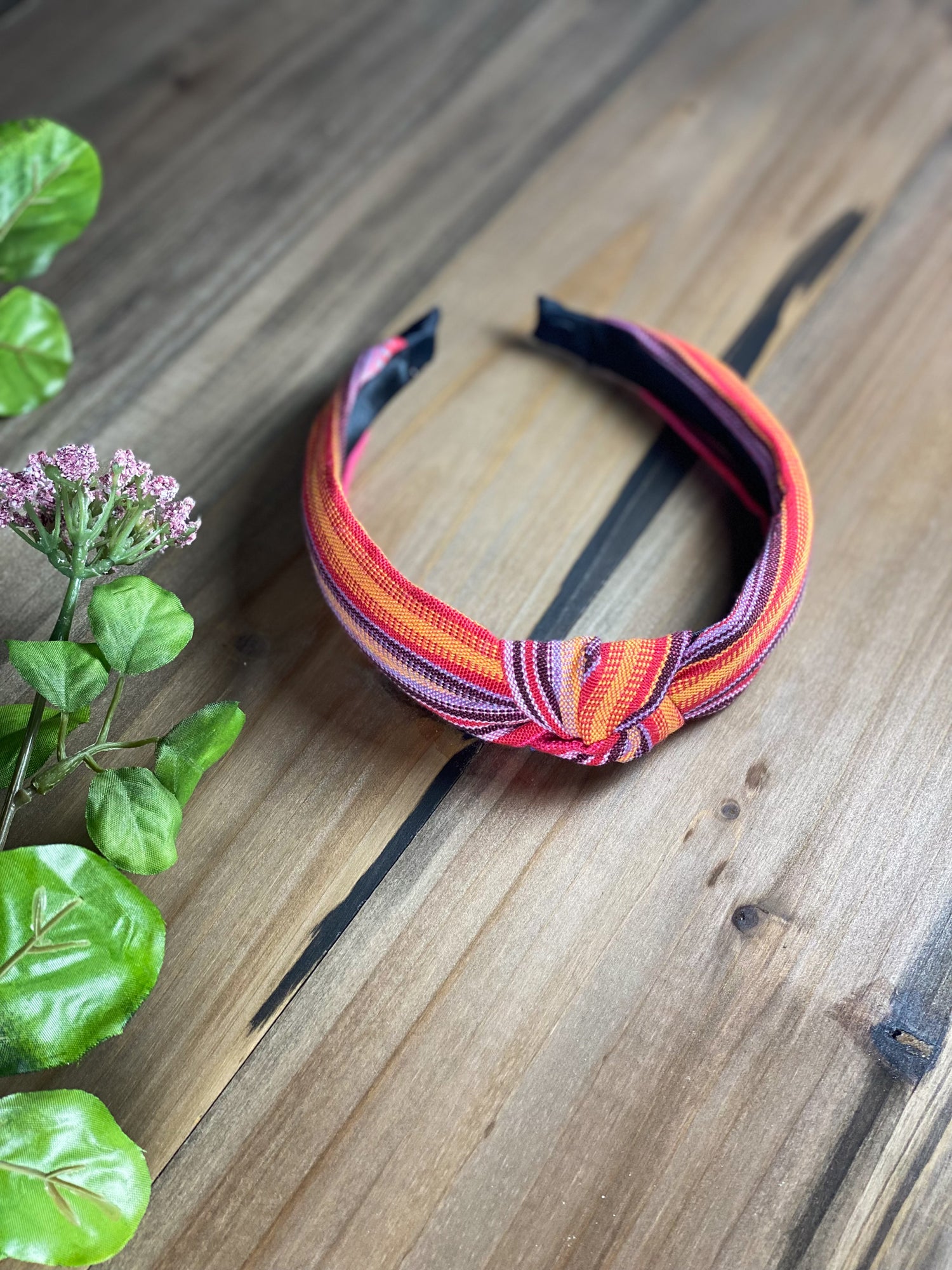 Jalapa Headbands. Handmade in Guatemala Handwoven Interacted Fabric  Knotted Detail Available in 5 different styles. Perfect for that pop of color in summer!